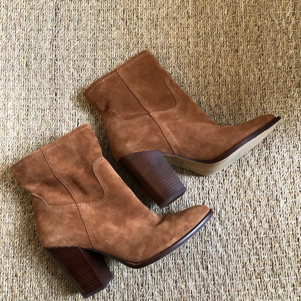 SOLD-Dolce Vita Pointed Toe Block-heel Boots